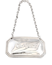 Sterling Silver Decanter Label