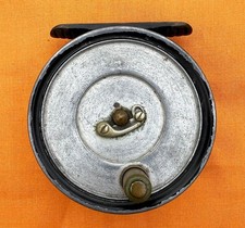 Vintage Hardy Uniqua Trout Fly Reel,  Duplicated Mk II, 2 7/8"