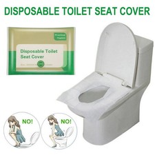 NEW DISPOSABLE TOILET SEAT COVERS Camping Festival Loo |U.S Paper Size N2Q9