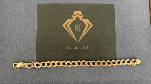 9ct gold curb - 9ct,
