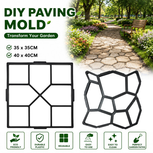 Garden paving pavement mold - pavement,