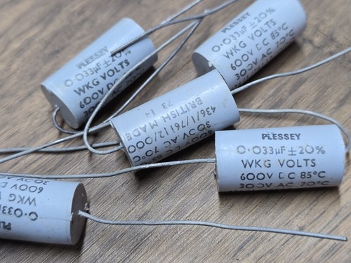 Plessey 033uf 600vdc - plessey, 0.033uf