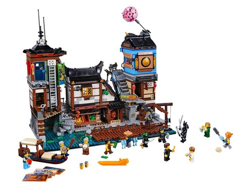 3553pcs ninjago city docks - docks, set