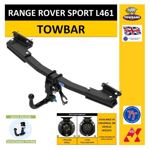 Detachable towbar range - towbar,