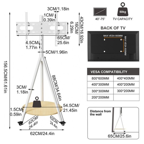 Corner tripod floor stand - corner,