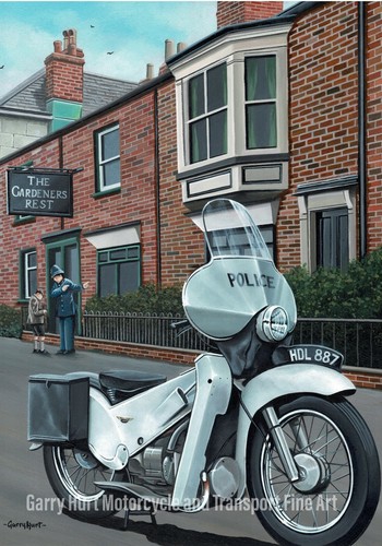 Velocette motorcycle art - velocette,