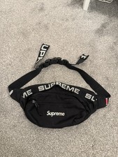 SS18 Supreme Black waist bag