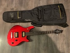 WASHBURN BILLY T, WASHBURN GUITAR WITH WARWICK ROCKBAG. MADE IN KOREA