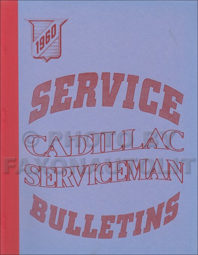1960 cadillac service - 1960,