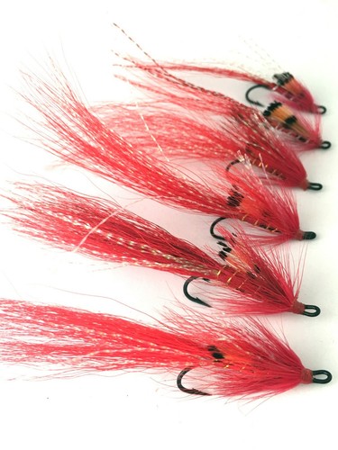 Fly fishing salmon flies red - flies,