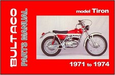 BULTACO Parts Manual Tiron