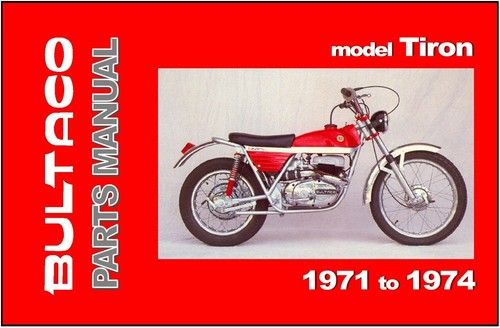 Bultaco parts manual tiron - bultaco,
