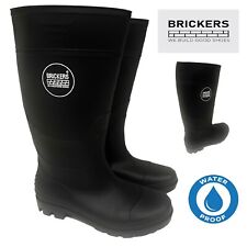 NEW MENS RUBBER WELLIES RAIN