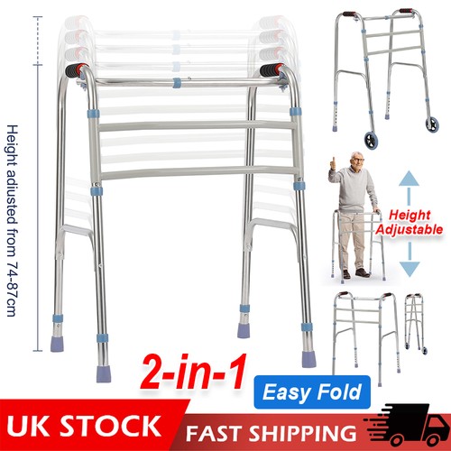 Folding walking frame - folding, |