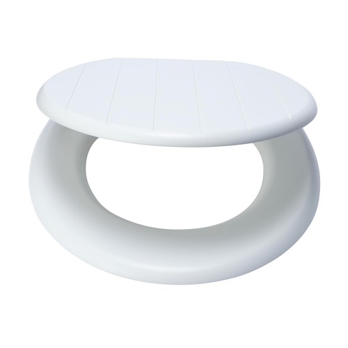 White mdf toilet - white,