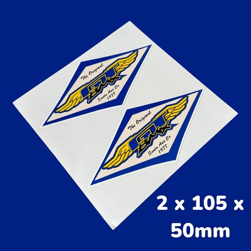 Bmx 1977 vinyl stickers - gt,