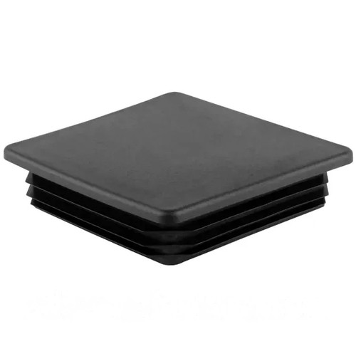 Square tube end - square, plastic