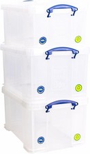Plastic Storage Box W/ Clear