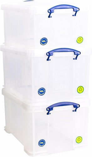 Plastic storage box clear - box,
