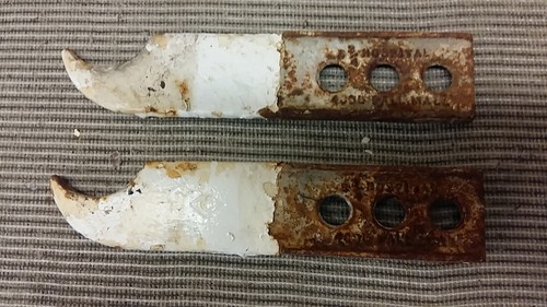 Pair cast iron radiator - cast,