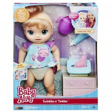 Baby Alive Twinkles N' Tinkles (Blonde) Doll Interactive Speaks English & Spa...