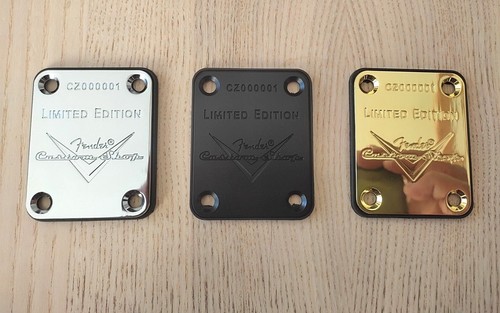 Neck plate fender custom shop - fender,