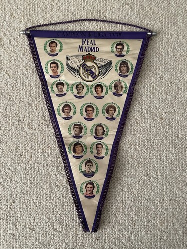 Real madrid 1977 pennant - real, 1977/78