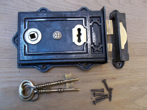 Rim door latch lock - door,