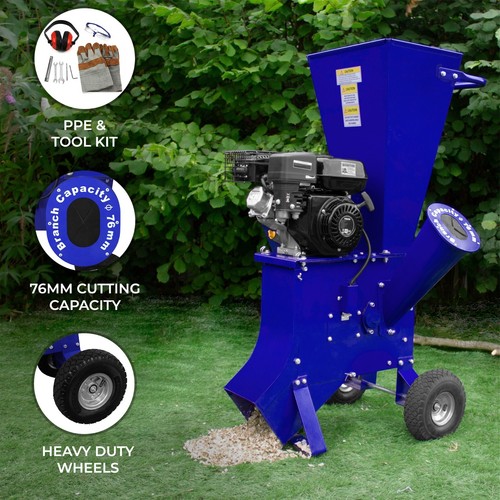Petrol wood chipper - chipper, 7hp