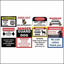 Warning Security Signs Guard