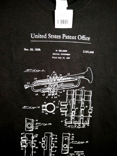 Selmer trumpet patent black - selmer,