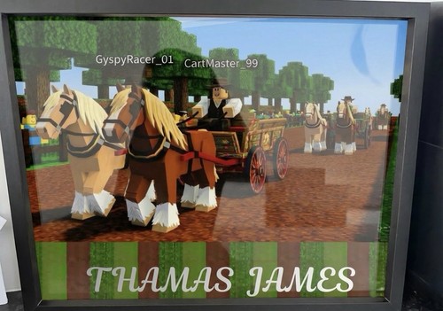 Roblox style gypsy vanner - style,,