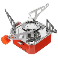  Foldable Cassette Gas Stove Stainless Steel Furnace Portable Burner Square