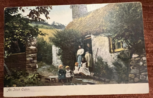 Antique irish postcard old - antique,