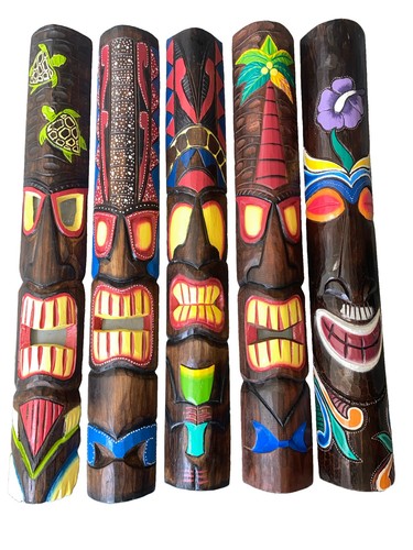 Set tiki mask - set, 40”