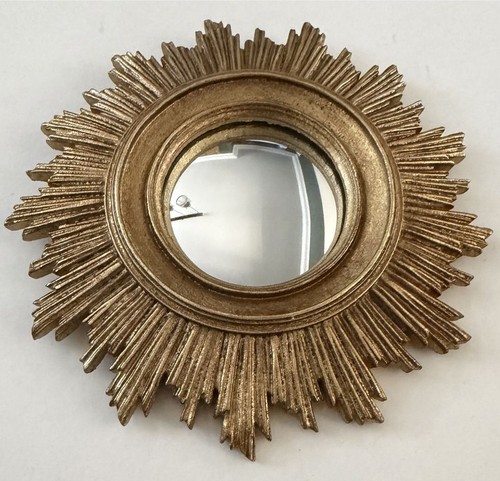 Gold antiqued round port hole - gold,