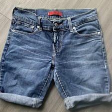 LEVI'S Eve Jeans. Cut down  /short jeans  (30“ Waist) Straight Fit Blue lot B