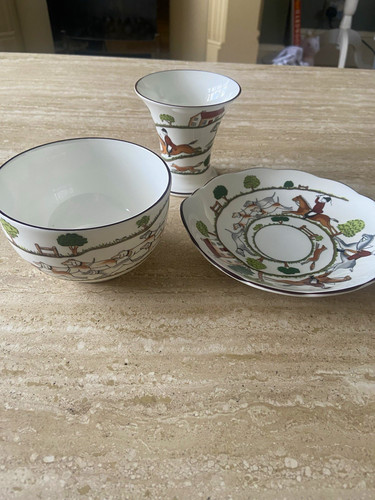 Decorated ceramic hunting - decorated,