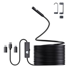 Endoscope Inspection Camera 1920HD Dual Lens Flexible Rigid Snake Inspection