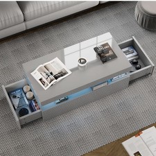 High Gloss LED Coffee Table
