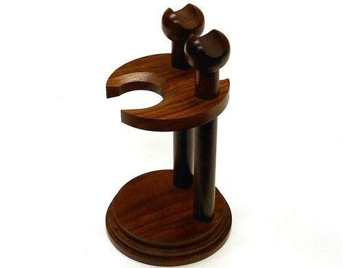 Shaving stand wood brush - shaving,
