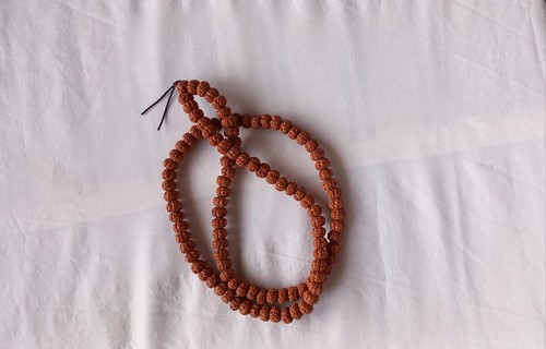 Rudraksha mala rosary necklace - rudraksha,