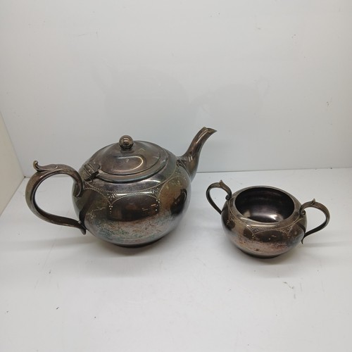 Silver plated embossed - silver, tea