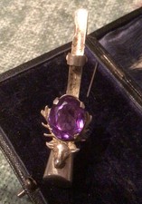 Vintage Scottish  Silver Stag