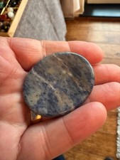 Sodalite 45 mm worry stone -