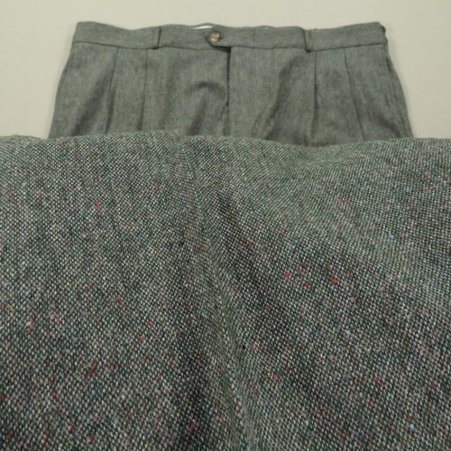 Vtg donegal tweed pants - tweed, men