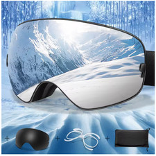 Anti-Fog Ski Goggles UV400 | Snowboarding Snowmobile Cycling Winter Eyewear