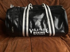 Gym duffel bag boxing leather