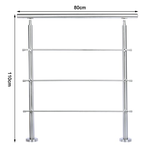 Stainless steel handrail 3 - steel, 0-3