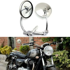 Chrome Round Motorcycle Bar
